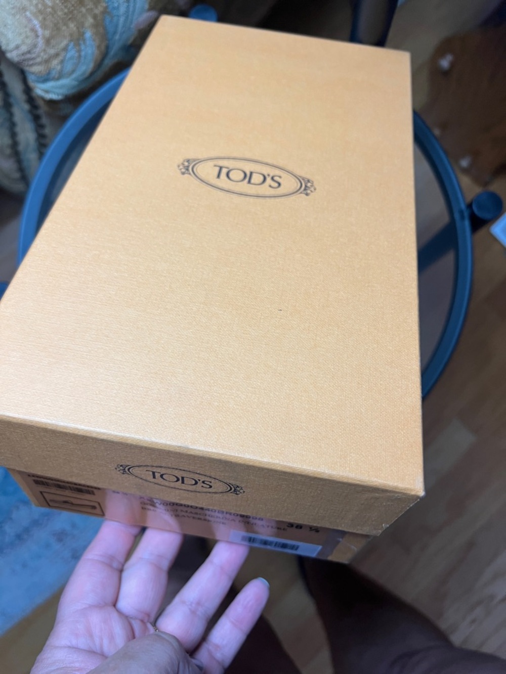 Tod's White Leather Driving Loafers with Gunmetal Bit - Picture 12 of 12